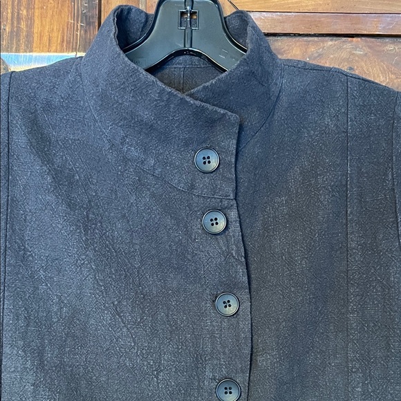 Lurdes Bergada Black Women's Button-Up Blazer - Picture 2 of 16